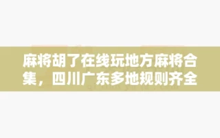 麻将胡了在线玩地方麻将合集，四川广东多地规则齐全